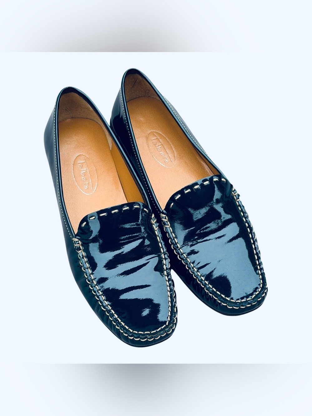 Talbots Patent Leather Driving Loafers Navy Blue - Women’s 7 Narrow